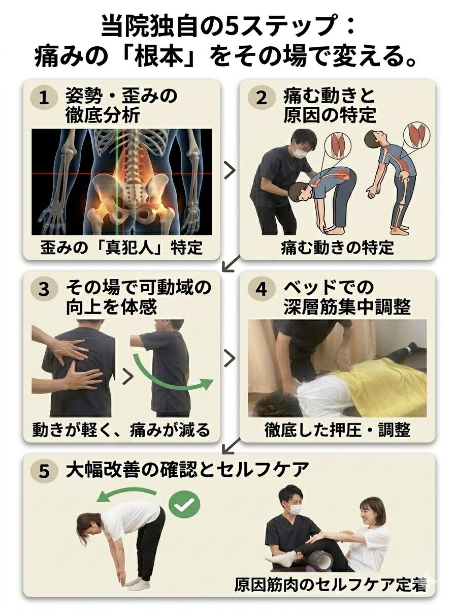 当院独自の5ステップ